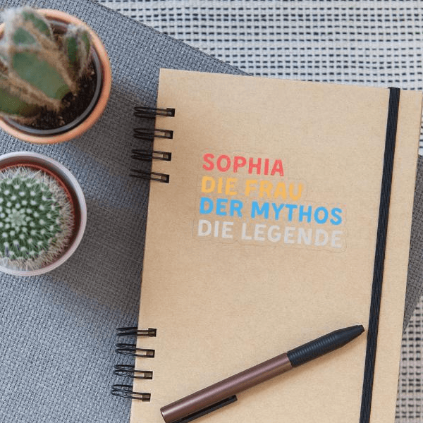 Spruch Sophia, Spruch | Sticker | Sophia Fau Mythos Legende on Productcaster.