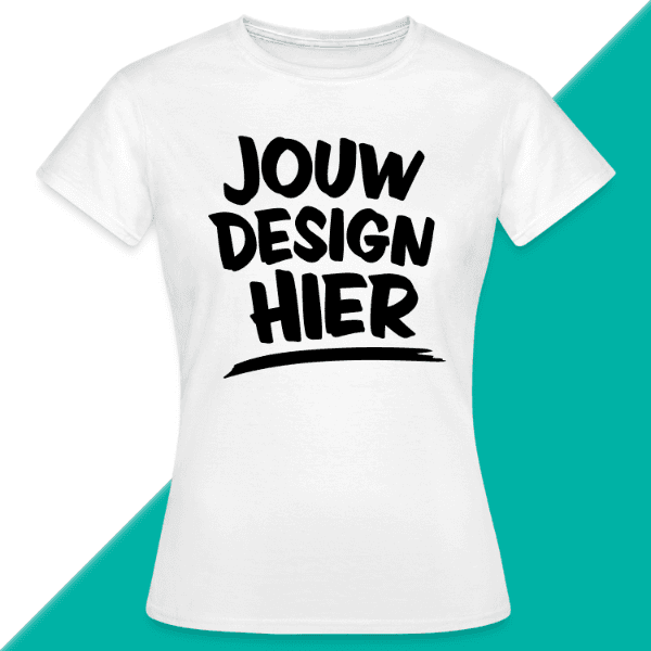 Vrouwen T-shirt Laten Bedrukken | Met Jouw Foto, Tekst Of Naam on Productcaster.