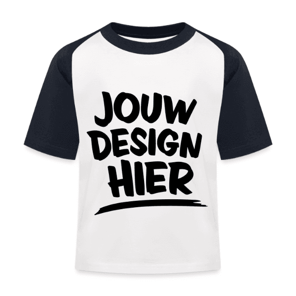 Kinderen Baseball T-shirt Ontwerpen | Jouw Foto, Tekst Of Naam on Productcaster.