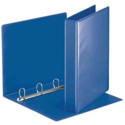 Esselte Essentials Presentation Ring Binder Polypropylene 4 D-Ring A4 30mm Rings Blue (Pack 10) 49715 , HuntOffice.co.uk on Productcaster.