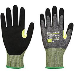 Portwest A650 VHR15 Nitrile Foam Glove Grey & Black Large , HuntOffice.co.uk on Productcaster.