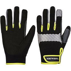 Portwest A770 PW3 General Utility Glove Black & Yellow XL , HuntOffice.co.uk on Productcaster.