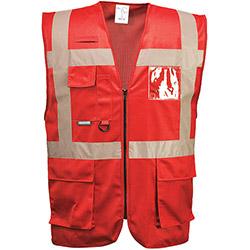 Portwest F476 Iona Executive Vest Red XXL , HuntOffice.co.uk on Productcaster.