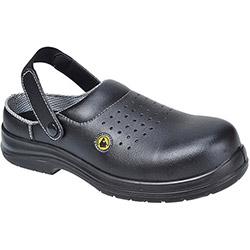 Portwest FC03 ESD Safety Clog SB AE Black Size EU 35/UK 2 , HuntOffice.co.uk on Productcaster.