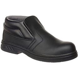 Portwest FW83 Slip-On Safety Boots S2 Black Size EU 38/UK 5 , HuntOffice.co.uk on Productcaster.