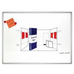 Franken Pro Double Sided Lacquered Steel Whiteboard 1200 x 900mm , HuntOffice.co.uk on Productcaster.