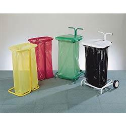 Colour Coded Sackholder Freestanding Open Top Red 90L , HuntOffice.co.uk on Productcaster.