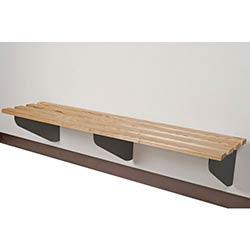 Classic Aero Bench 2000x450mm 3 Brackets Black , HuntOffice.co.uk on Productcaster.