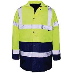 Hi Vis Parka Jacket Large Yellow & Blue , HuntOffice.co.uk on Productcaster.