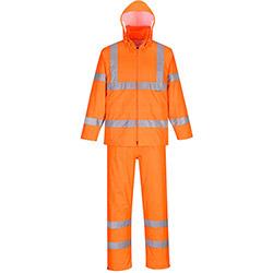 Portwest H448 Hi-Vis Packaway Rain Suit Orange Small , HuntOffice.co.uk on Productcaster.