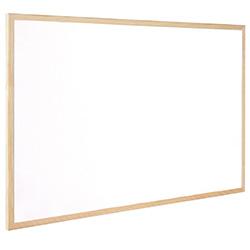 Q-Connect Whiteboard Wooden Frame 600x400mm , HuntOffice.co.uk on Productcaster.