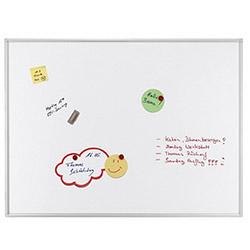 Franken ECO Magnetic Whiteboard Lacquered Steel 1200 x 900mm White , HuntOffice.co.uk on Productcaster.