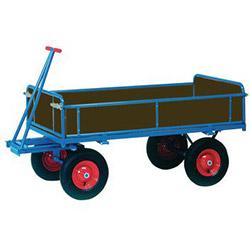 Truck Turntable 2000X1000mm Pneumatic Tyres With Sides 1250Kg Capacity , HuntOffice.co.uk on Productcaster.