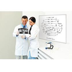 900mmx600mm Anti Microbial Whiteboard , HuntOffice.co.uk on Productcaster.