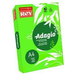 Rey Adagio Paper A4 80gsm Deep Green (Ream 500) ADAGI080X691 , HuntOffice.co.uk on Productcaster.