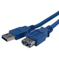 StarTech 1m Blue M to F USB 3.0 Extension Cable , HuntOffice.co.uk on Productcaster.