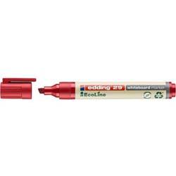 edding 29 EcoLine Whiteboard Marker Chisel Tip 1-5mm Line Red (Pack 10) , HuntOffice.co.uk on Productcaster.