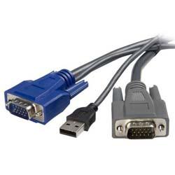 Startech 10ft Ultra Thin USB VGA 2in1 KVM Cable , HuntOffice.co.uk on Productcaster.