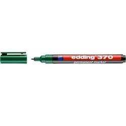 Edding 370 Permanent Marker Bullet Tip 1mm Line Green (Pack 10) , HuntOffice.co.uk on Productcaster.