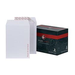 Pack of 125 Plus Fabric C4 Envelopes White Board Backed Peel and Seal , HuntOffice.co.uk on Productcaster.