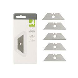 Q-Connect Cutter Blade Universal Pack of 5 KF15433 , HuntOffice.co.uk on Productcaster.