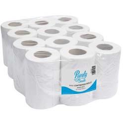 ValueX Mini Centre Feed Roll 2 Ply 60m White (Pack 12) PS1204 , HuntOffice.co.uk on Productcaster.