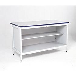 Heavy Duty Mailroom Bench Cupboard Unit Without Doors H900 x D750 x L1200mm , HuntOffice.co.uk on Productcaster.