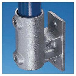 Metal Clamp System Type B 34mm Face Fixed Base Plate Vertical Fixing , HuntOffice.co.uk on Productcaster.