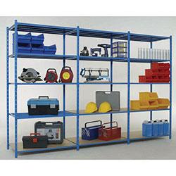 Heavy Duty Tubular Shelving Starter Bay HxWxDmm 2500x1510x800 , HuntOffice.co.uk on Productcaster.