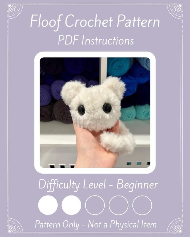 Floof-haakpatroon | Amigurumi-knuffelpatroon pdf digitale download on Productcaster.