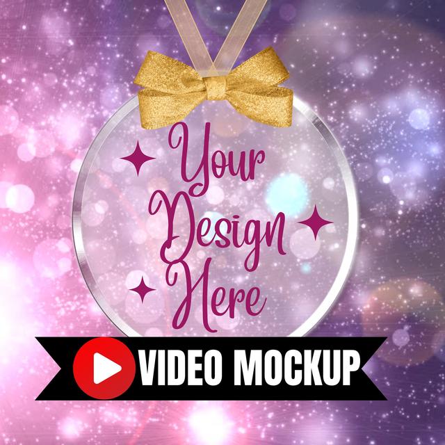 Videomodel met glazen ornament Videomodel kerstornament Videomodel met videoornament glazen ornament Videomodel videoornament on Productcaster.