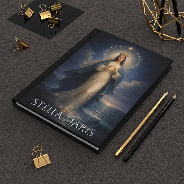 Katholiek gebedsdagboek Stella Maris | Star of the Sea notitieboek met harde kaft | Saints & Lights-collectie on Productcaster.