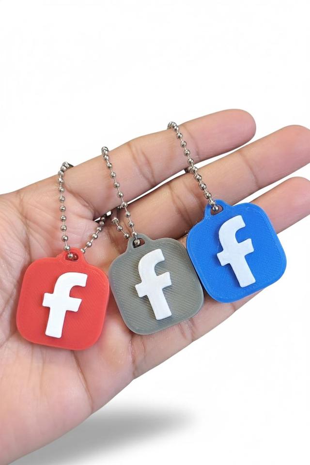 Facebook NFC-Schlüsselanhänger, individuell beschreibbarer NFC-Tag, zum Öffnen des Facebook-Profils tippen, ideales Geschenk für die Netzwerkbildung k on Productcaster.