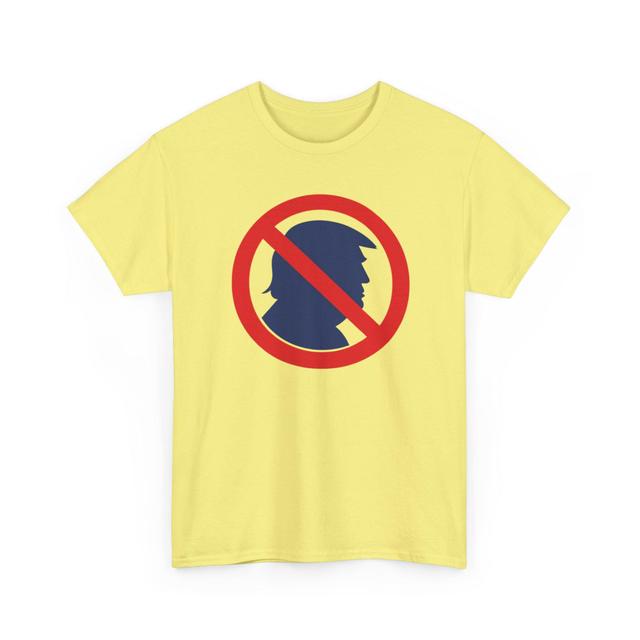 Kein Trumpf Symbol T-Shirt | Politisches Protest-T-Shirt | Anti-Trumpf on Productcaster.
