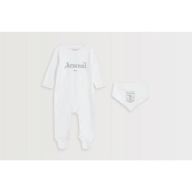 Arsenal Baby White Concordia 2pc Sleepsuit Set on Productcaster.