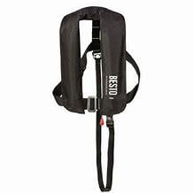 BESTO 165N Auto Harness Lifejacket - Black on Productcaster.