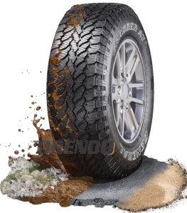 General GRABBER AT3 ( LT265/70 R16 121/118S 10PR, OWL ) on Productcaster.