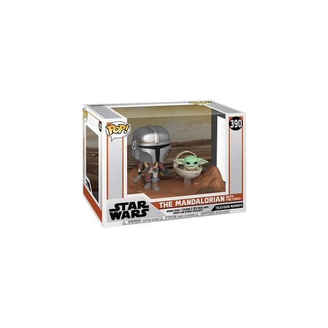 Funko Pop! Figura de Acción Momento 390 Star Wars Mandalorian Mandalorian y Niño on Productcaster.