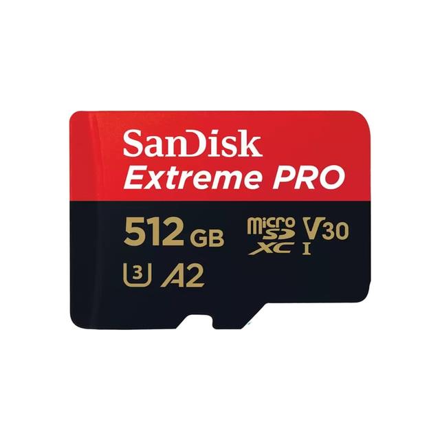 SanDisk Extreme PRO 512 Go MicroSDXC UHS-I Classe 10 on Productcaster.