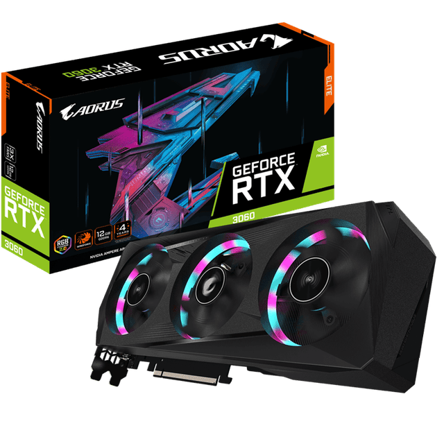 Gigabyte GeForce RTX? 3060 AORUS Elite 12G 2.0 on Productcaster.