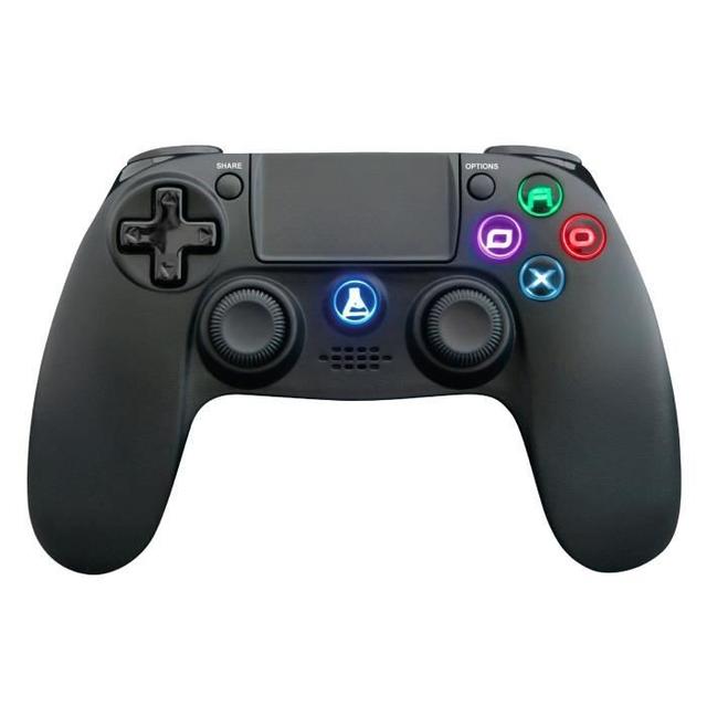 Manette symétrique sans fil - THE G-LAB - K-PAD-IRID-PS4-B - Compatible PS4 - Haut-parleurs et prise jack intégrés - Noir on Productcaster.