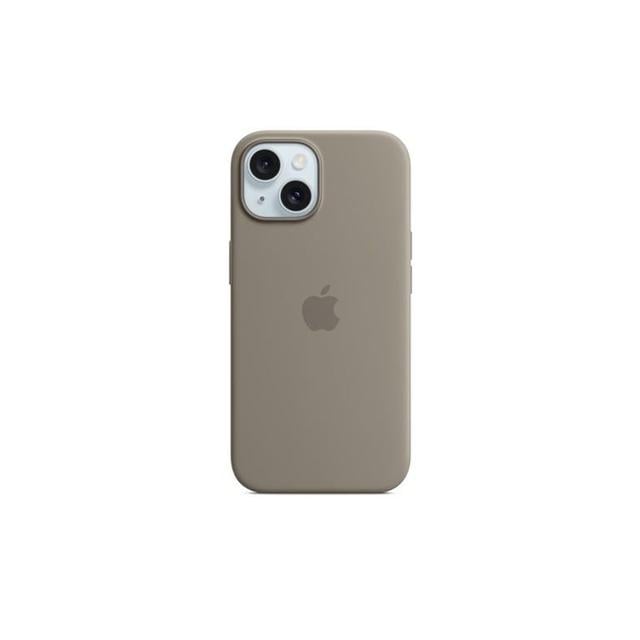 Funda de silicona con MagSafe para iPhone 15 Clay on Productcaster.