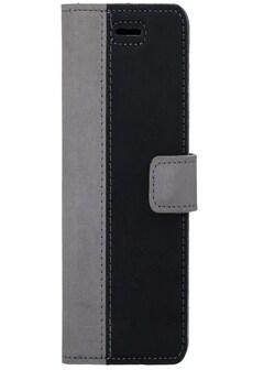 LG G5- Surazo® Phone Case Genuine Leather- Nubuck Gray and Black on Productcaster.