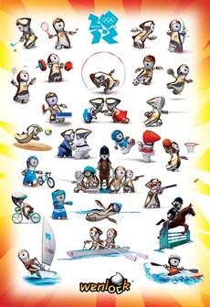 London 2012 Olimpiada (Wenlock Sport Poses) - plakat on Productcaster.