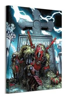 Deadpool Grave - obraz na płótnie on Productcaster.