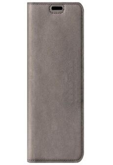 Surazo® Back Case Genuine Leather for phone Samsung Galaxy M31s - Smart magnet RFID - Nubuck Gray on Productcaster.