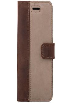 Samsung Galaxy A20e- Surazo® Phone Case Genuine Leather- Nubuck Nut and Beige on Productcaster.