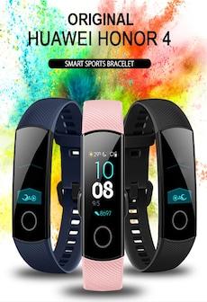 Original HUAWEI Honor 4 Smart Watch Multifunctional Sports Bracelet Black on Productcaster.