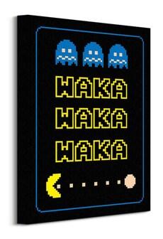 Pac-Man Waka Waka Waka - obraz na płótnie on Productcaster.