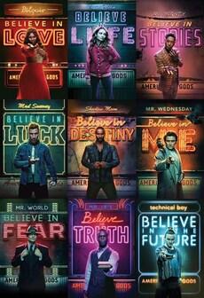 American Gods Characters - plakat on Productcaster.